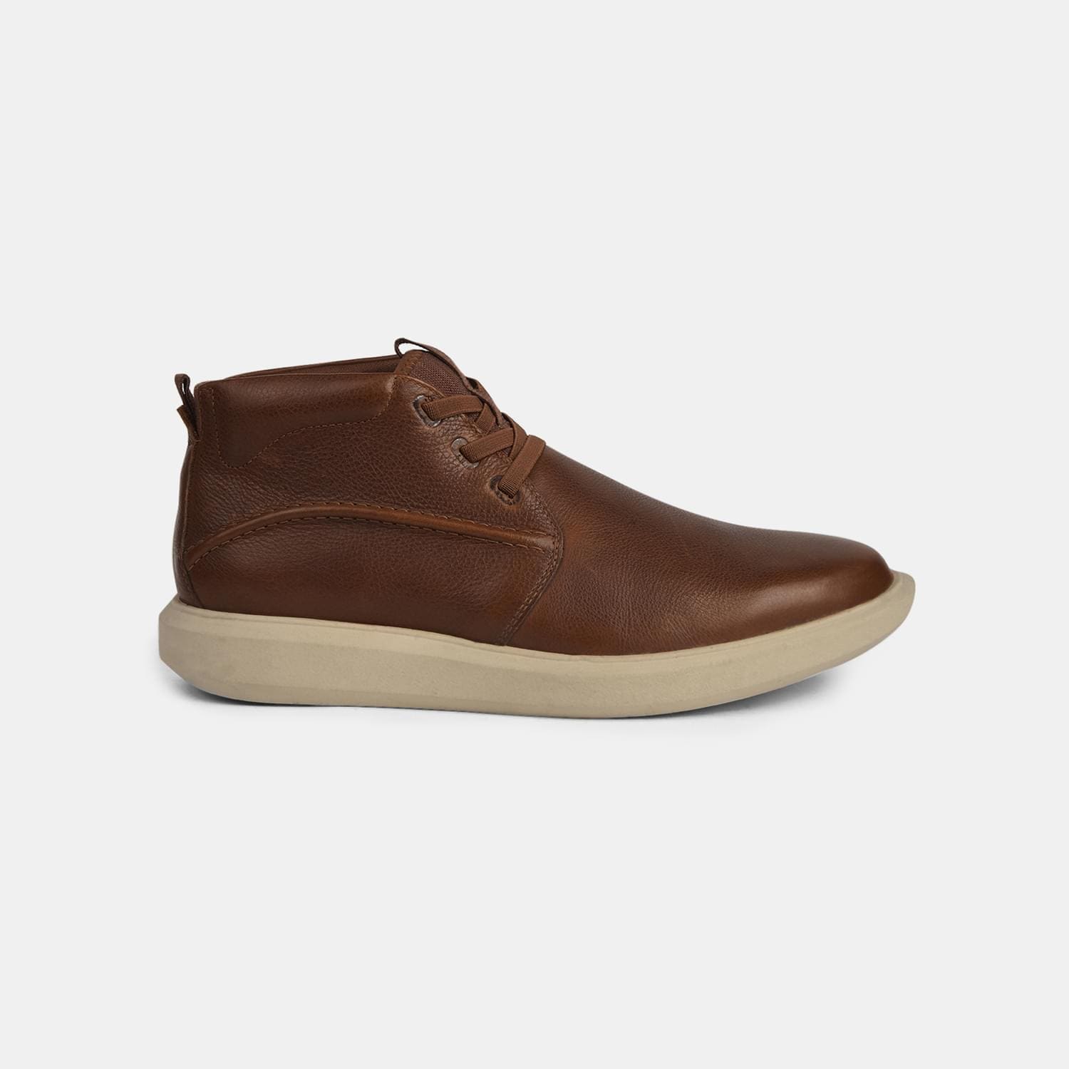Hush Puppies Tan Lace Up Casual Shoes For Men