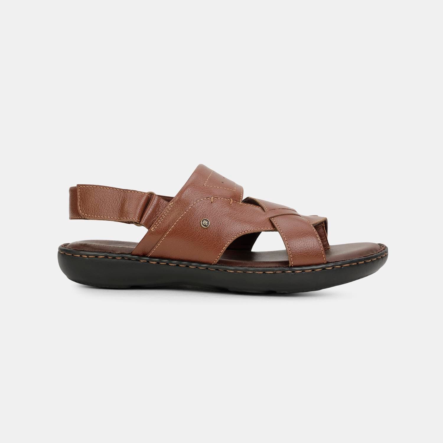 BATA TAN SANDALS FOR MEN