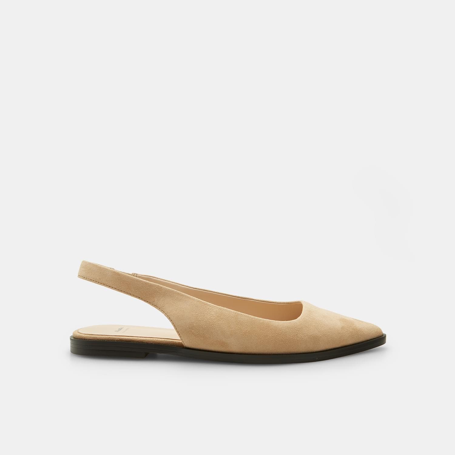 Semišové slingback baleríny Baťa