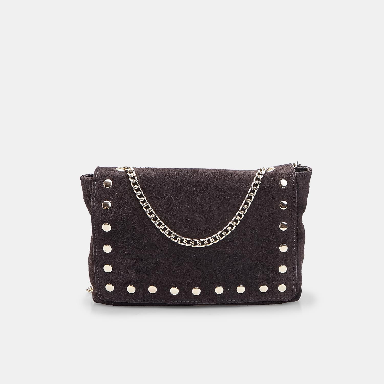 Dámská semišová crossbody kabelka s cvočky Baťa
