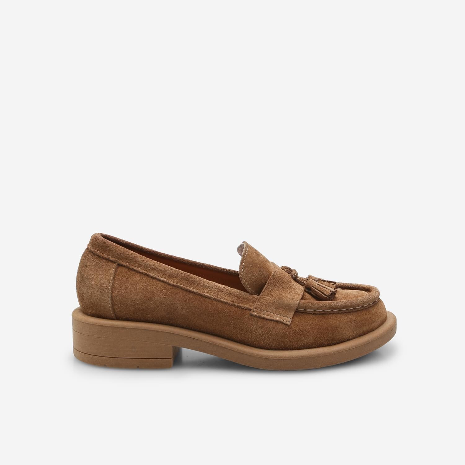 Dámské semišové loafery se střapcem Baťa