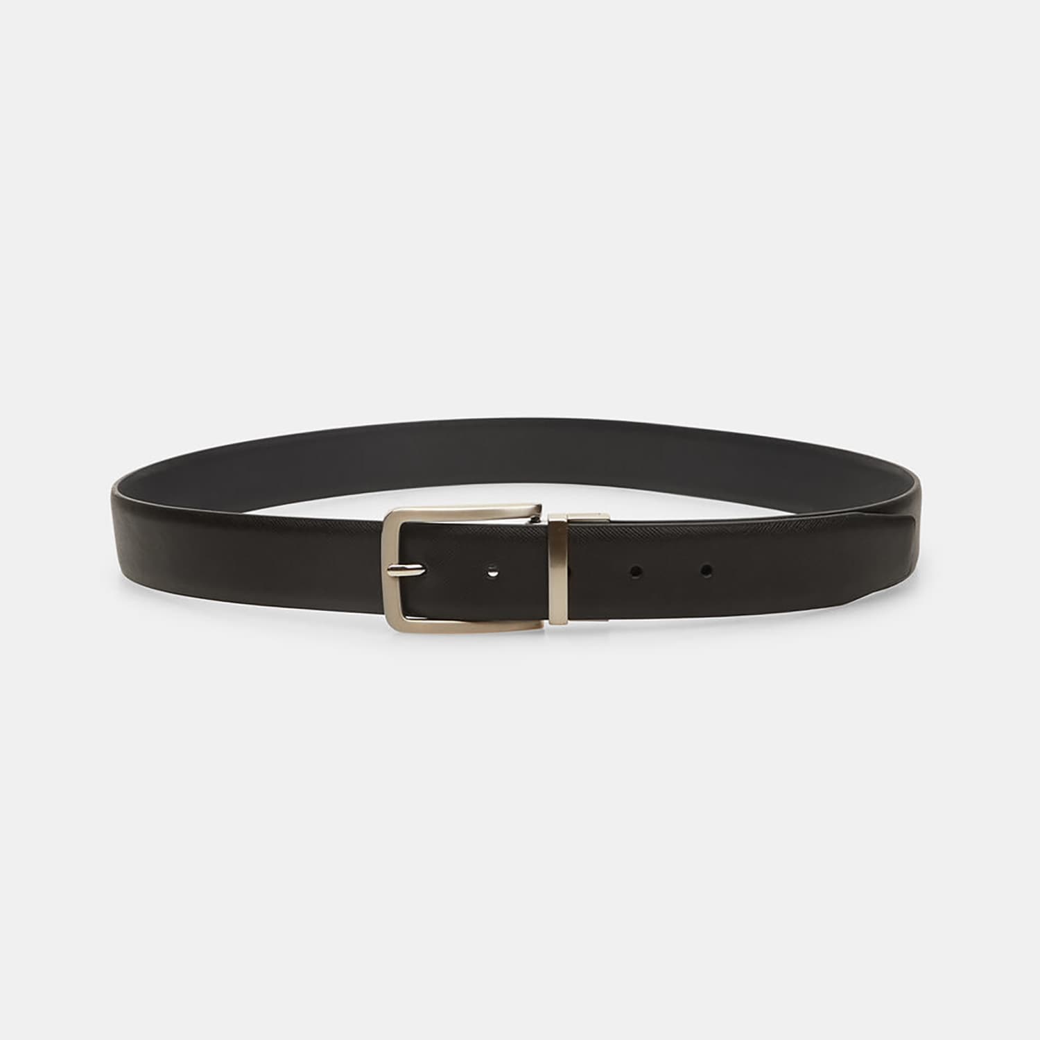 Kožený pánský elegantní taiga opasek k obleku Baťa