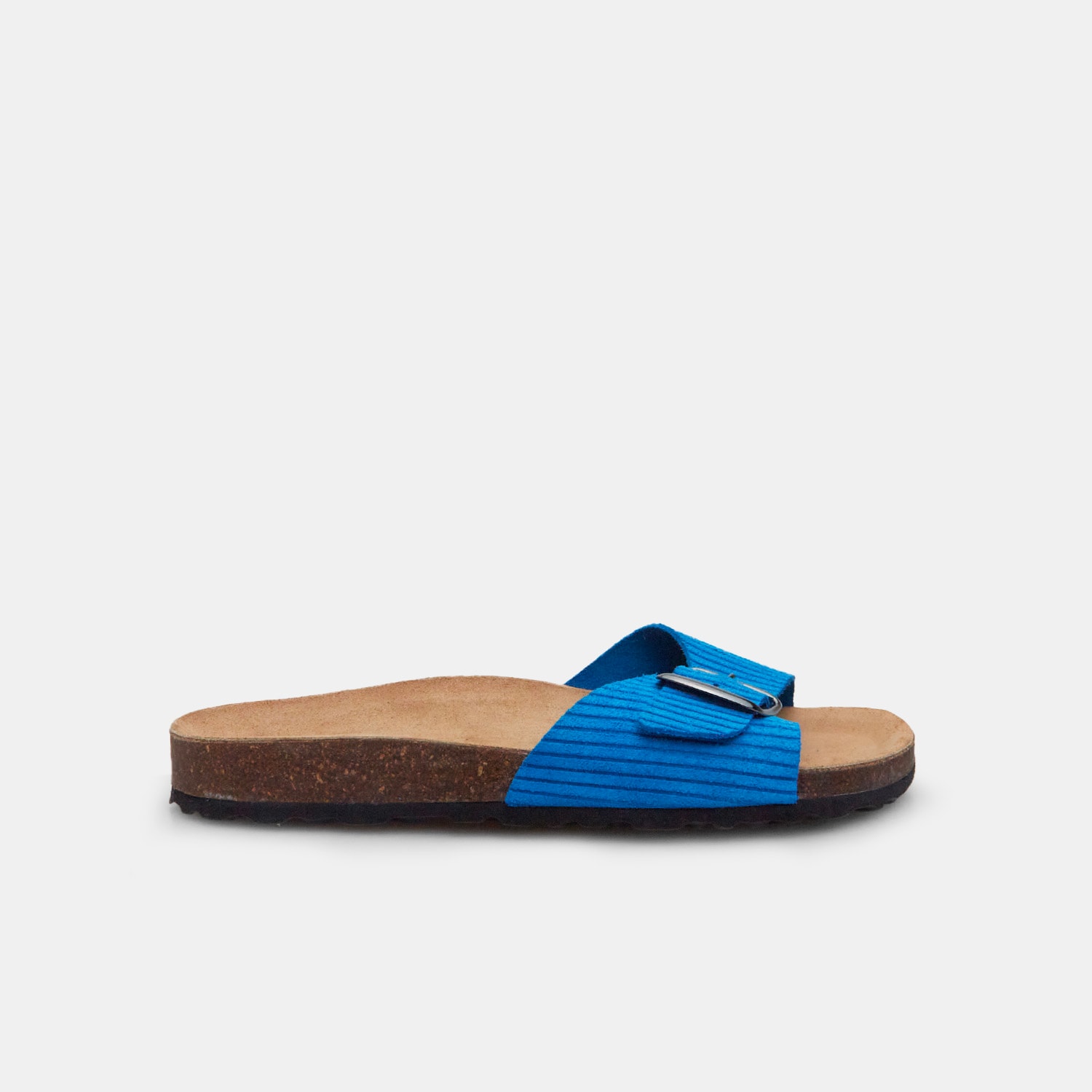 Dámské kožené footbed pantofle