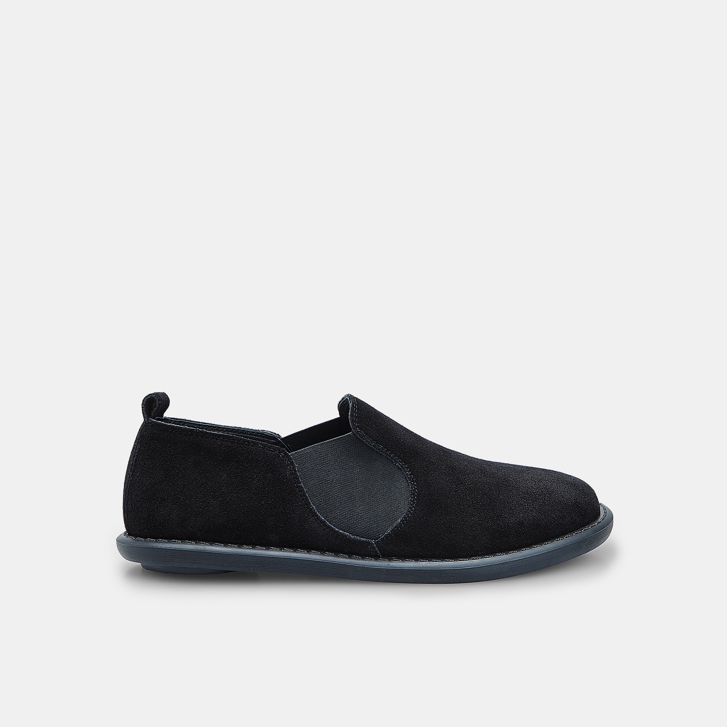 Dámská slip-on bota s elastickými pásky z nubuku a semiše Baťa