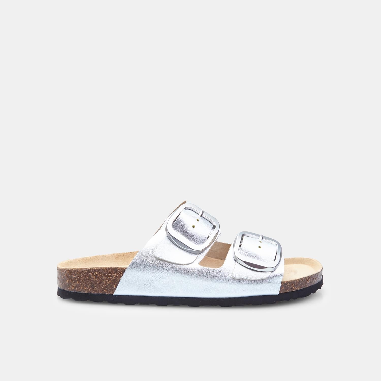 Kožené dámské letní footbed pantofle Baťa