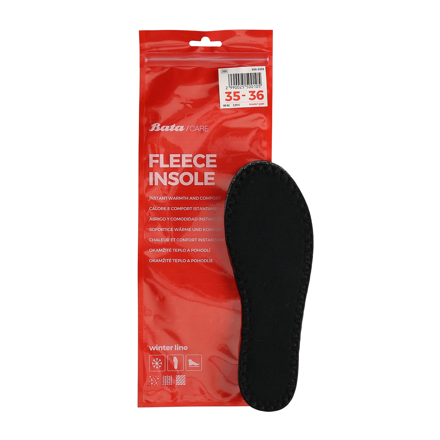 Termoizolační fleece stélky do obuvi Baťa