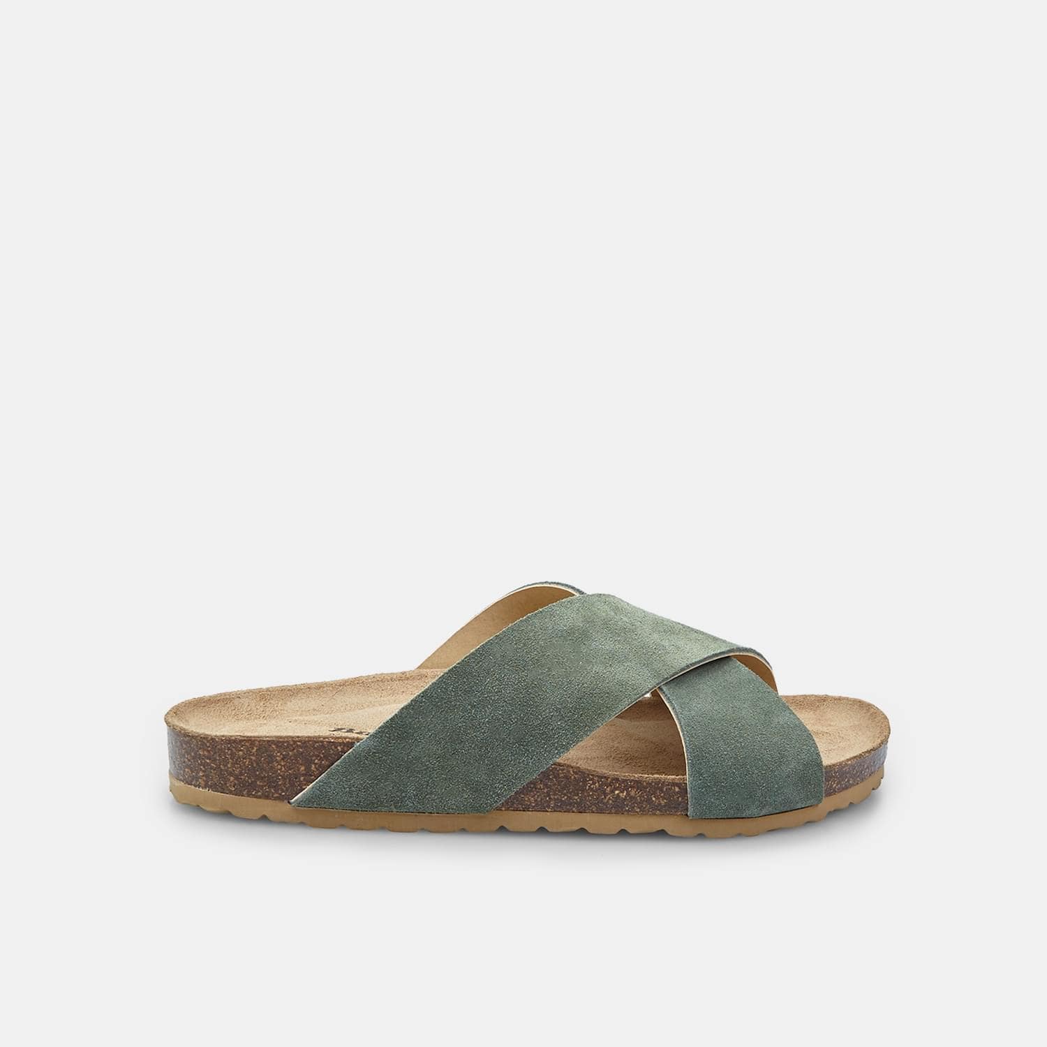 Kožené pánské footbed pantofle Baťa