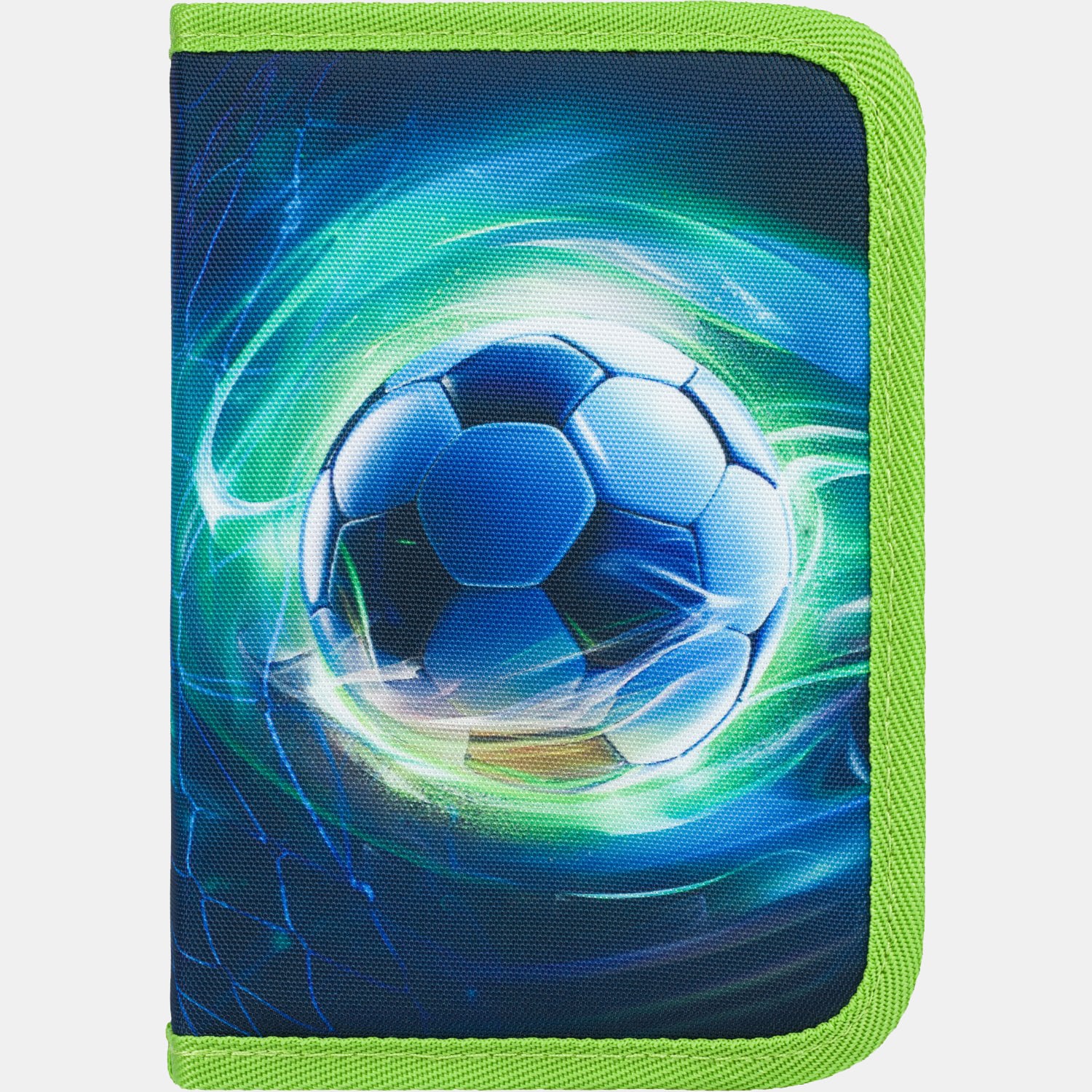 Pouzdro na pastelky pro děti s jedním zipem football Baagl