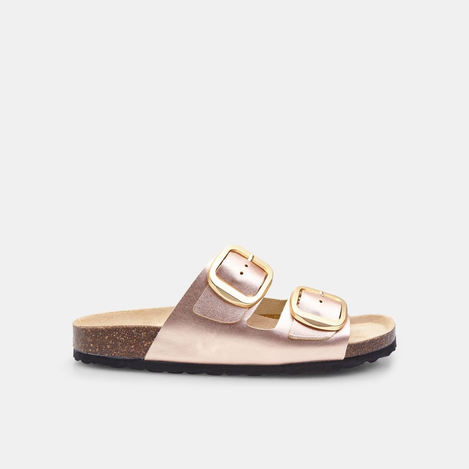 Kožené dámské letní footbed pantofle Baťa