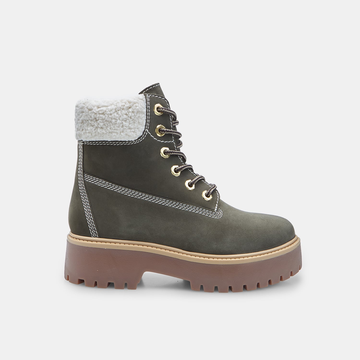 Dámská outdoorová kotníková šněrovací bota z nubuku Bata