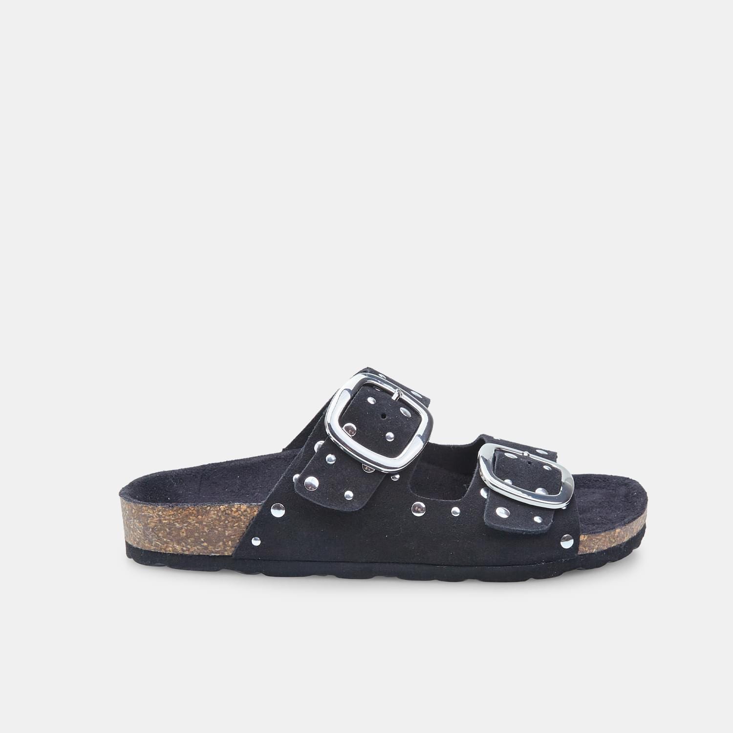 Dámské kožené letní footbed pantofle Baťa