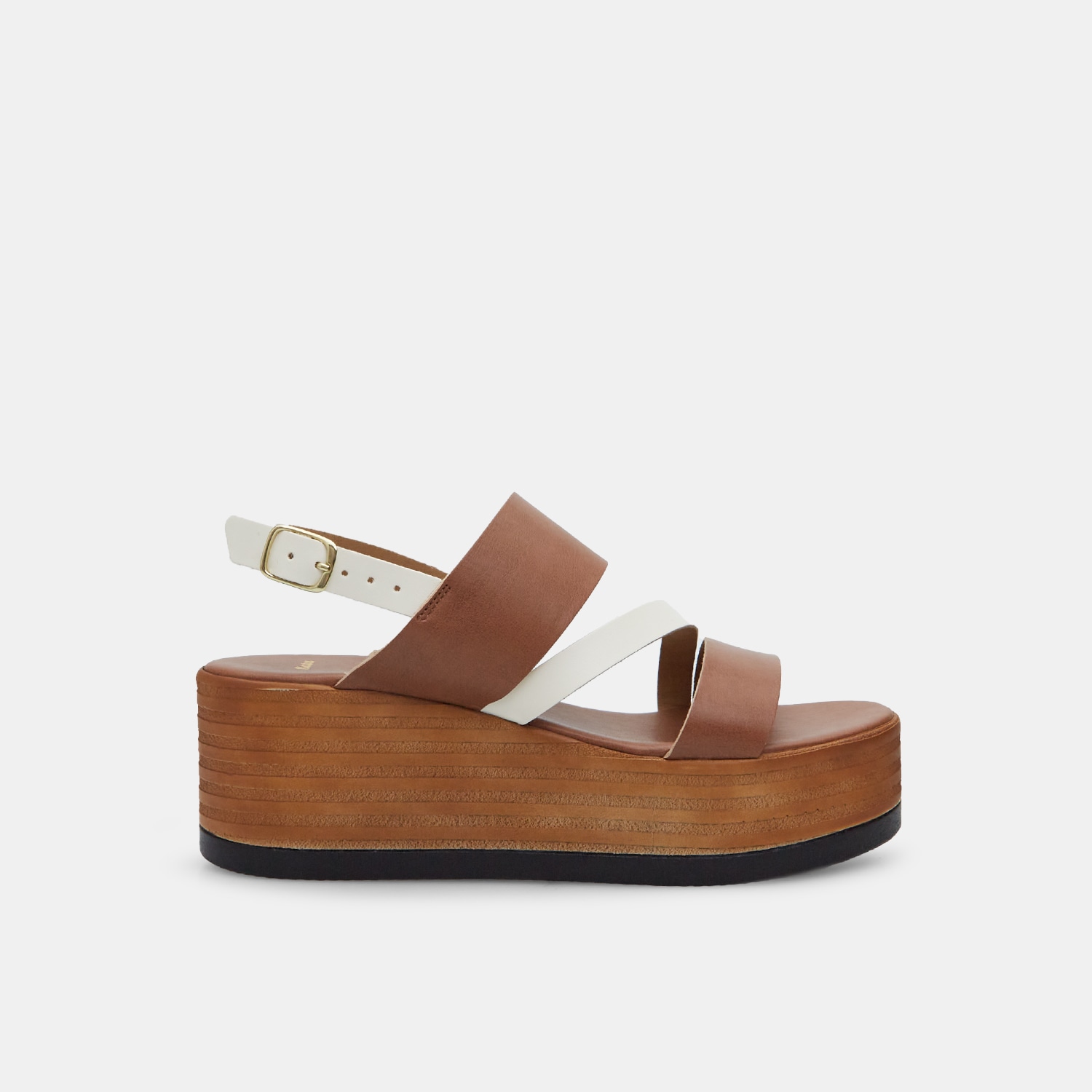 Sandali in pelle da donna con platform 6,5 cm BATA