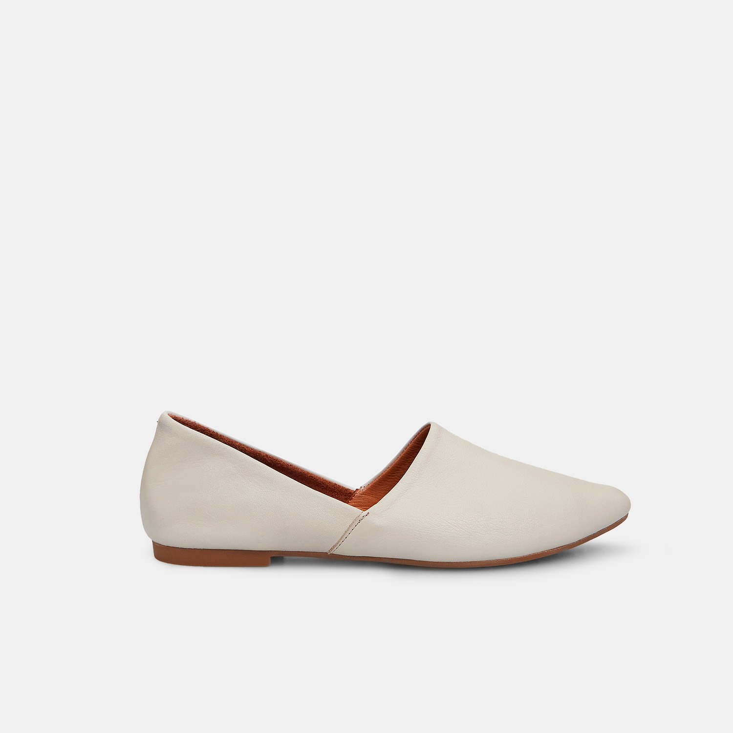 Ballerina da donna in pelle