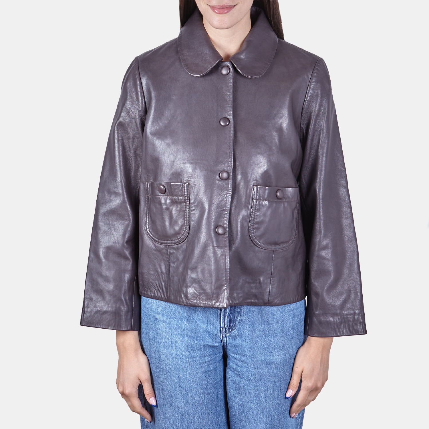 Giacca in pelle da donna Bata