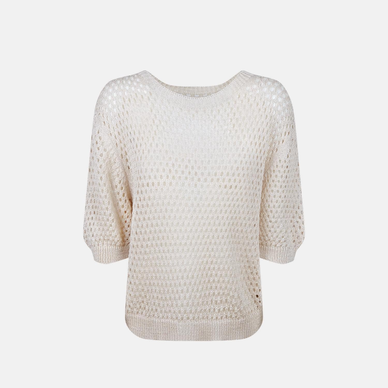 Maglia da donna traforata a maniche corte Reset