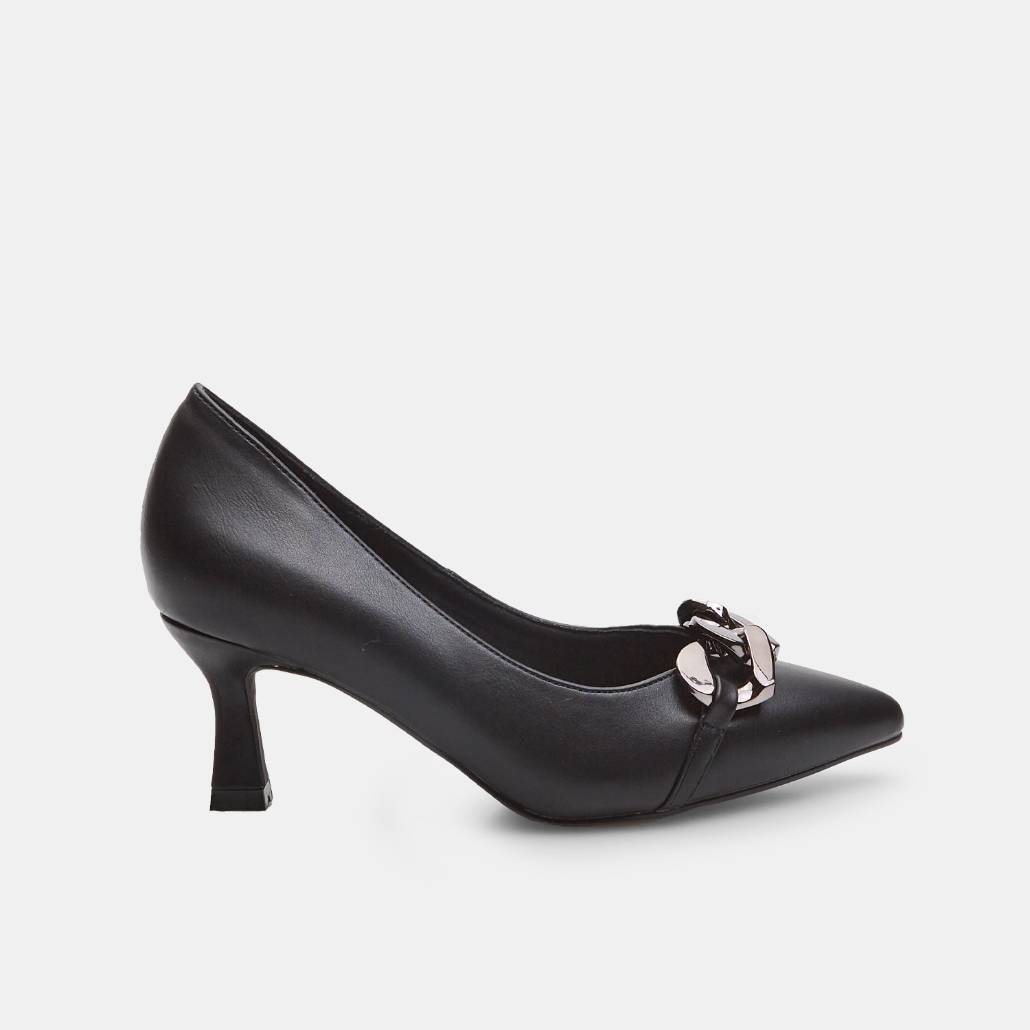 Décollétte donna con tacco midi e catena
