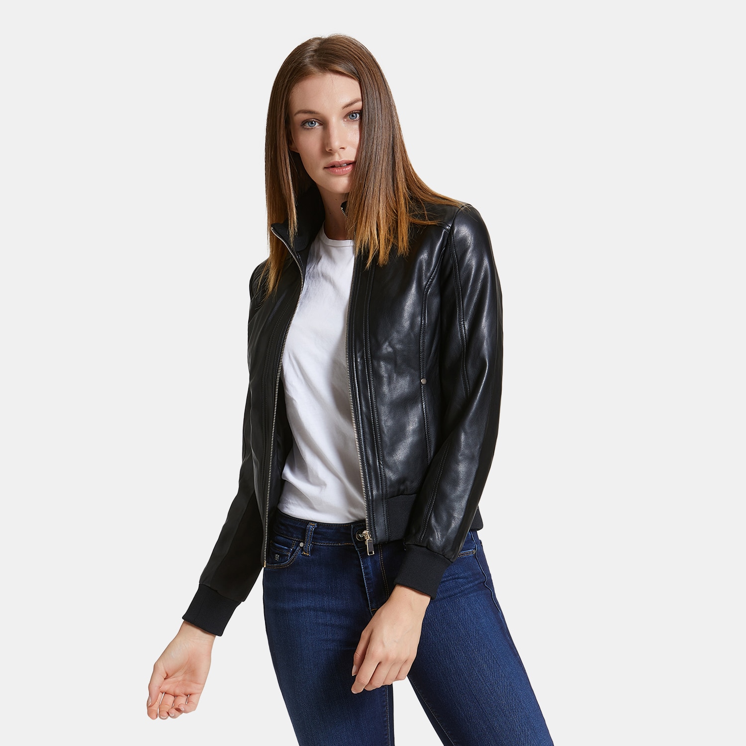 Giacca da donna in ecopelle