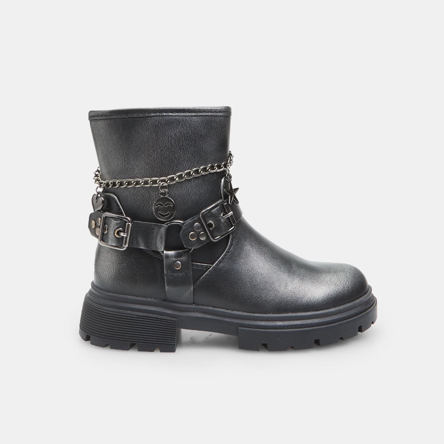Ankle boot da bambina con accessorio removibile