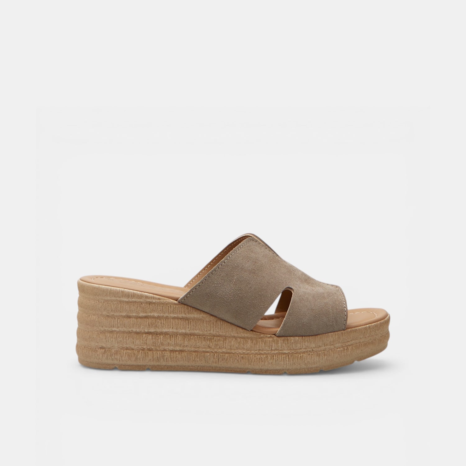 Slipper in suede con zeppa da Donna BATA