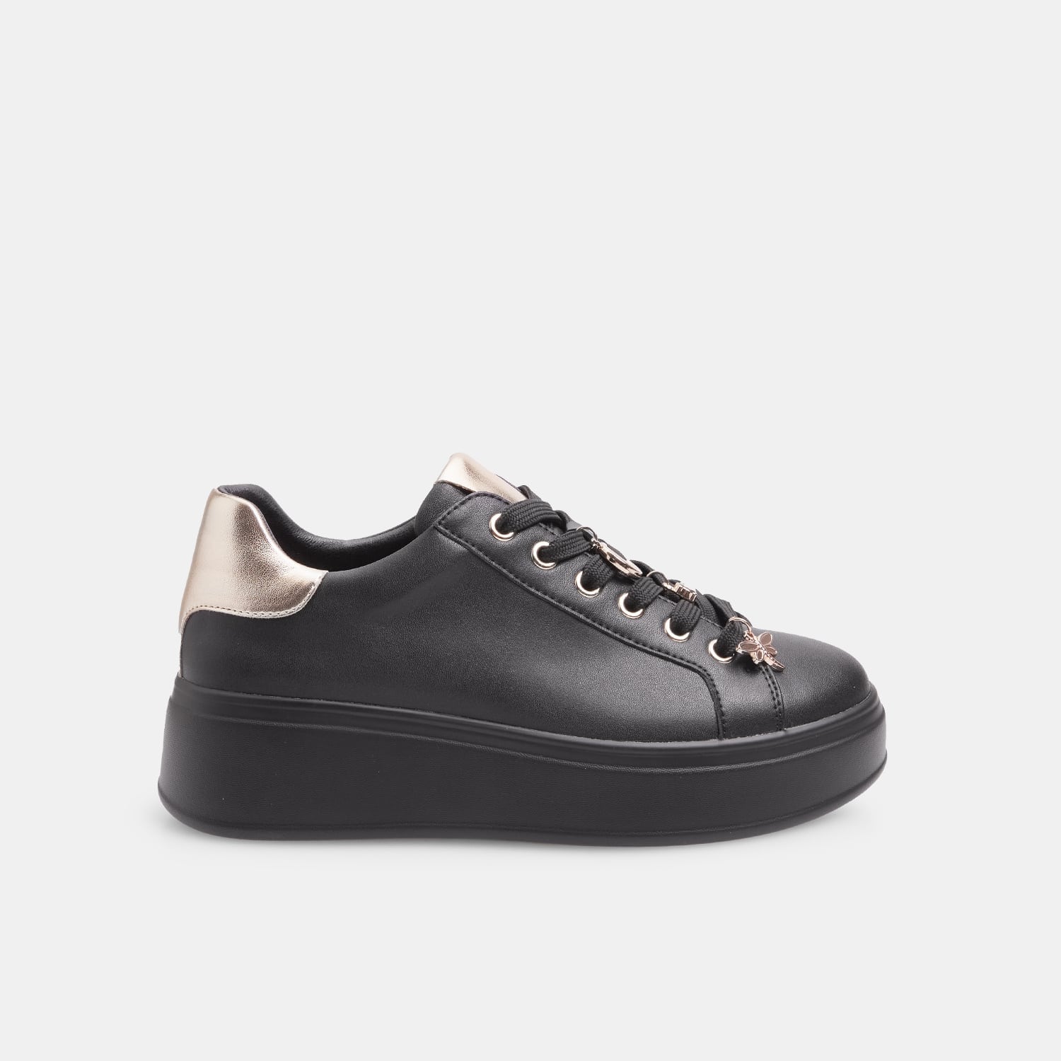 Sneaker da donna con lacci con applicazioni gioiello