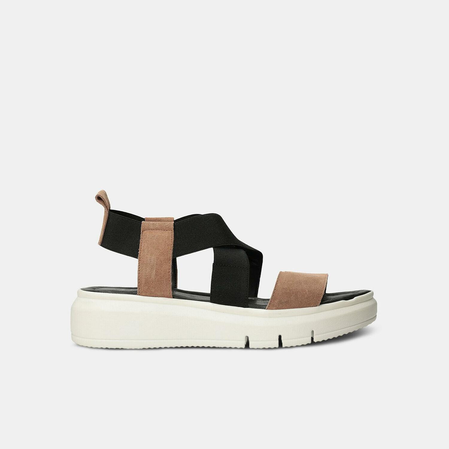 Sandali da donna in suede