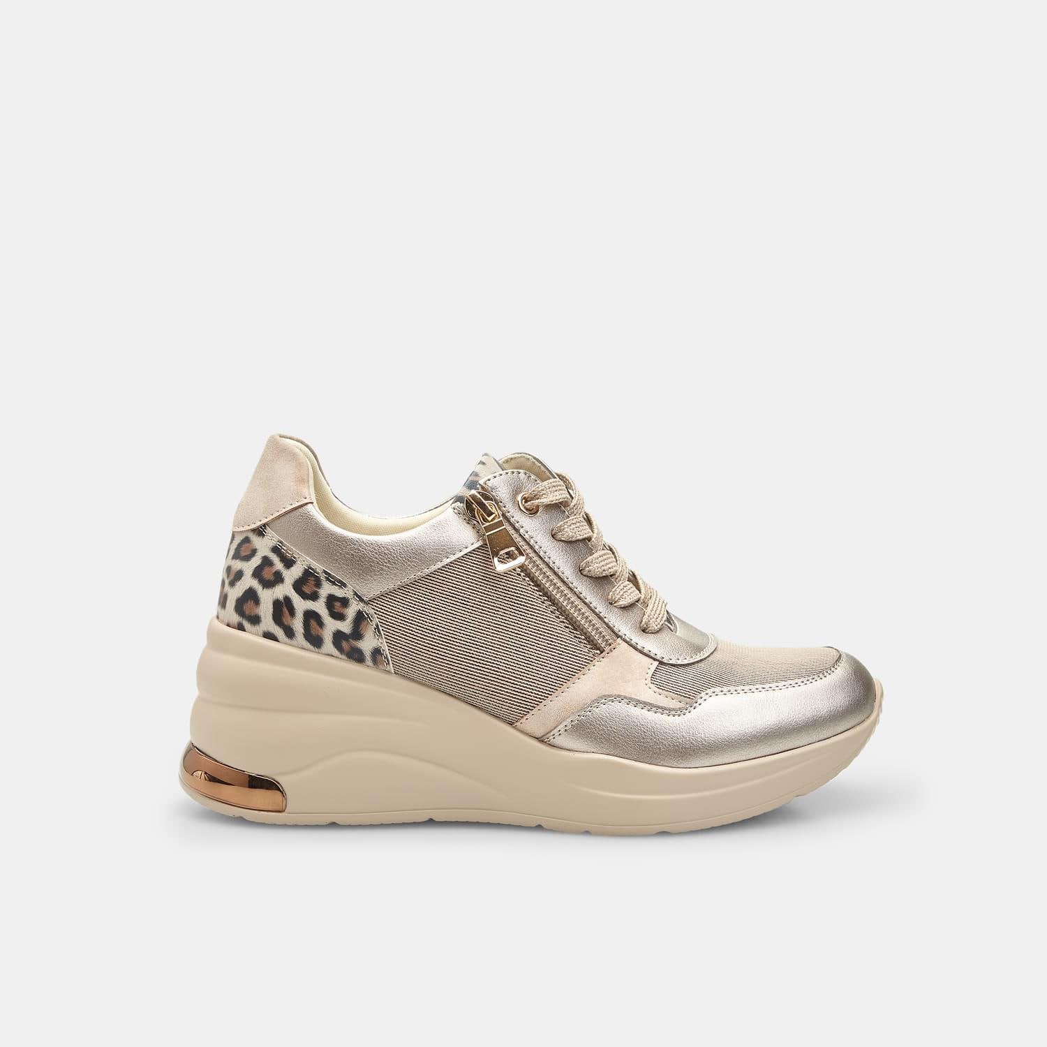 Sneaker da donna con platform e zip BATA