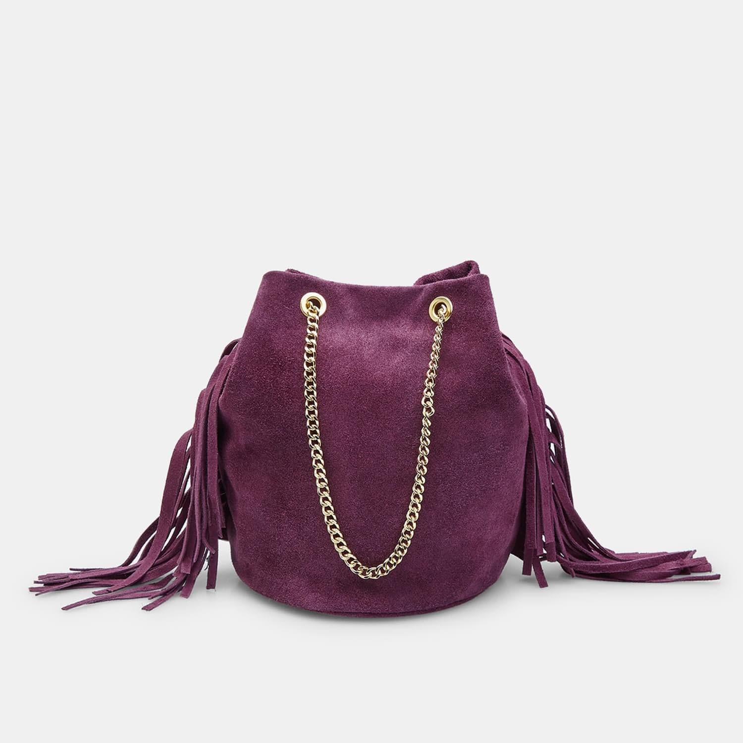 Borsa con coulisse e frange da donna Bata