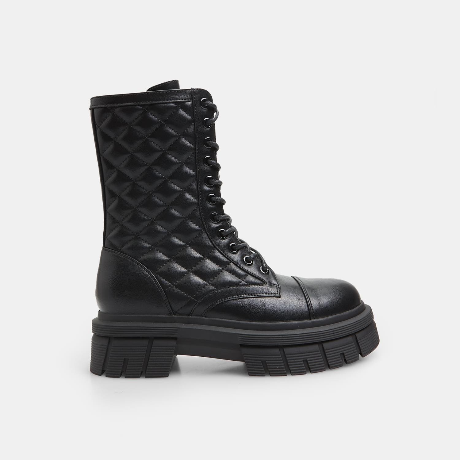 Ankle boot da donna con effetto matelasse