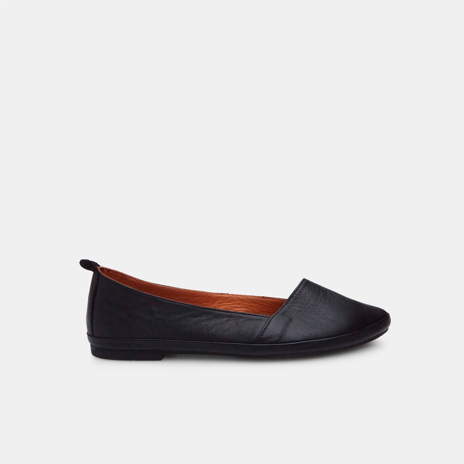 Ballerina da donna in pelle