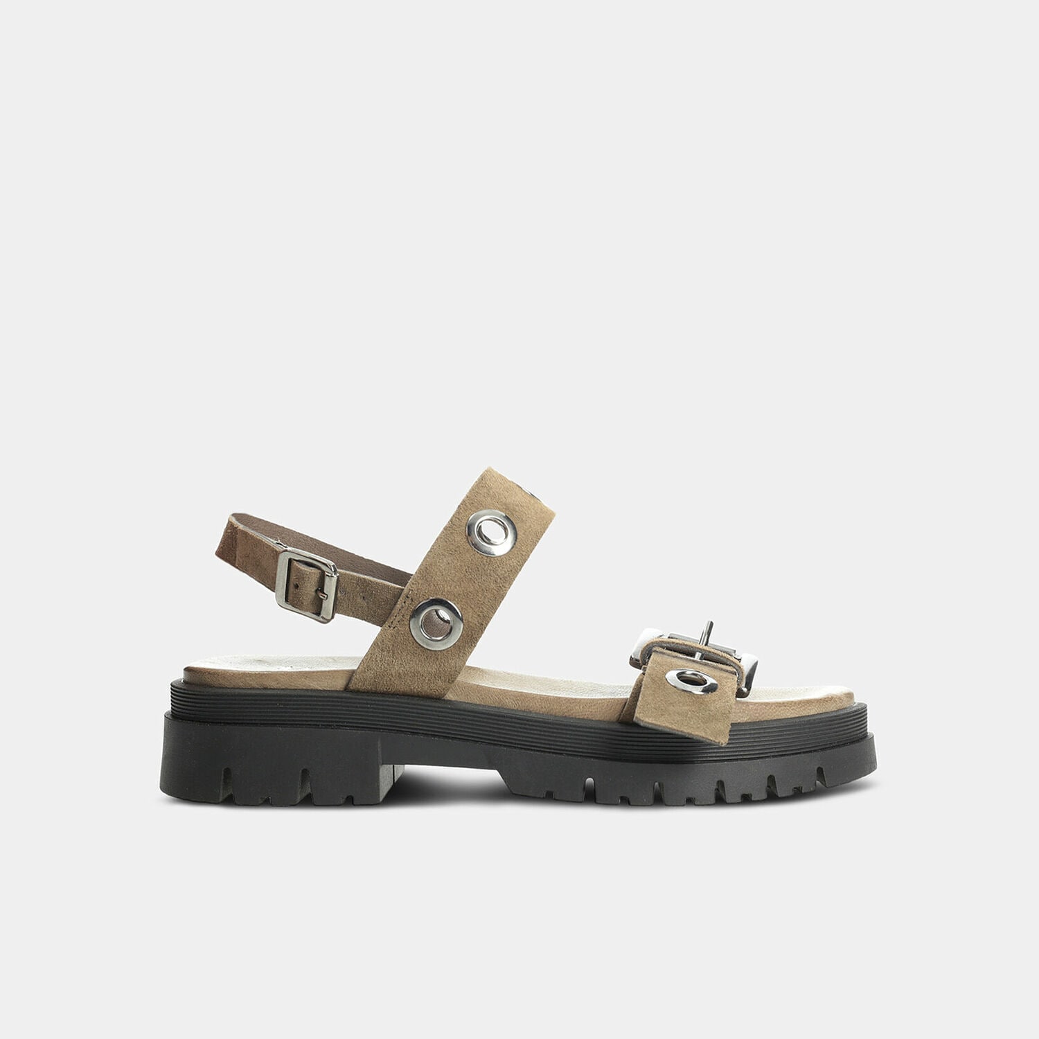 Sandali da donna in suede