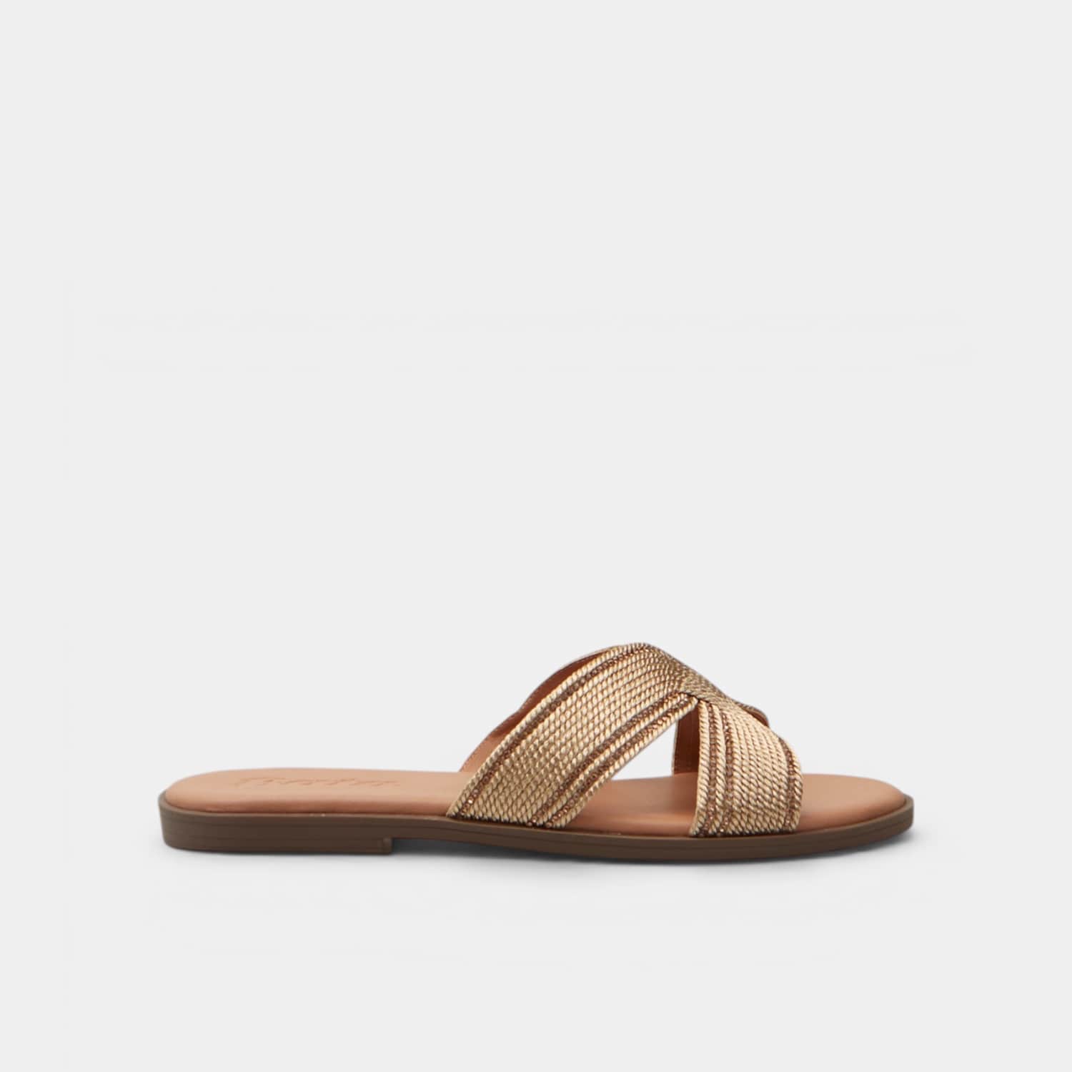 Ciabatte flat da donna intrecciate