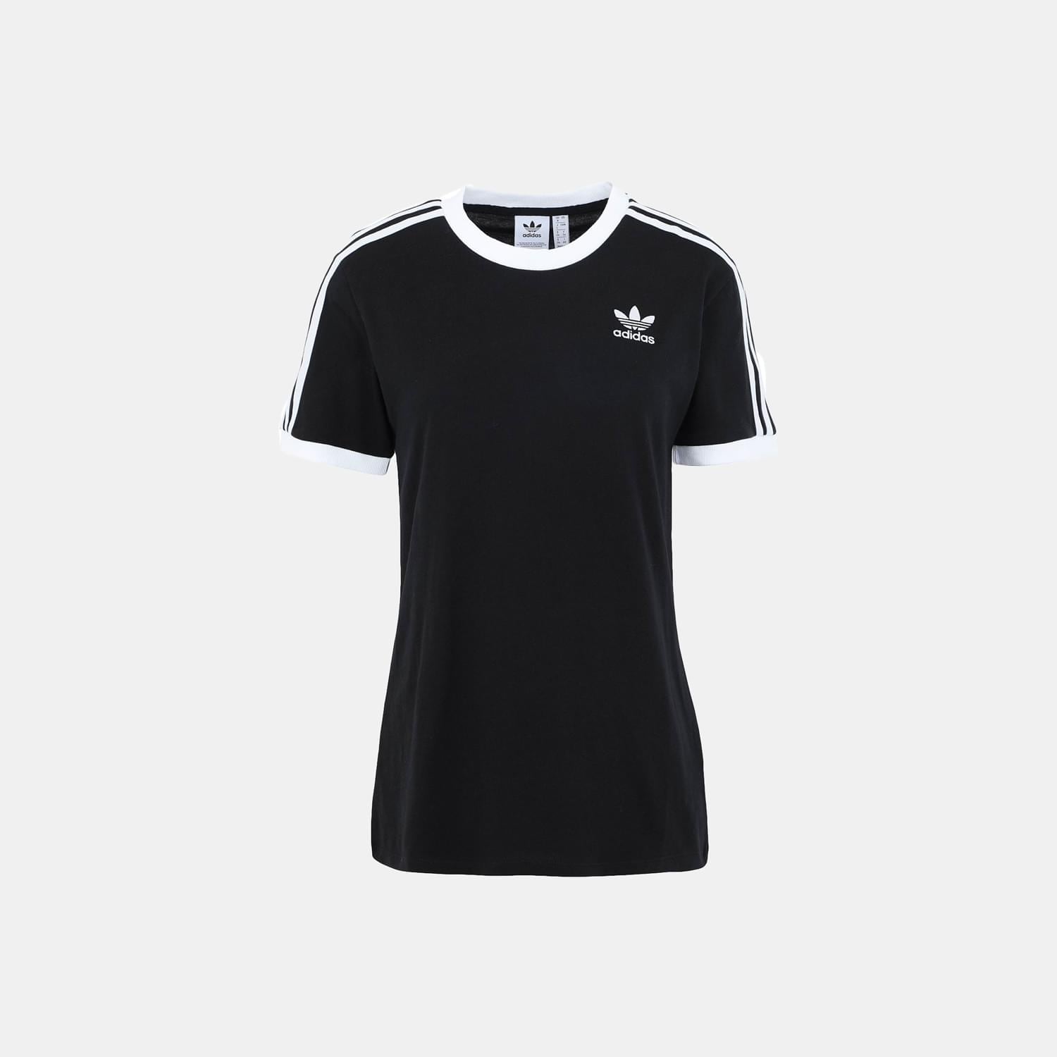 T-shirt da donna Adidas W 3S BF T BLACK/WHITE