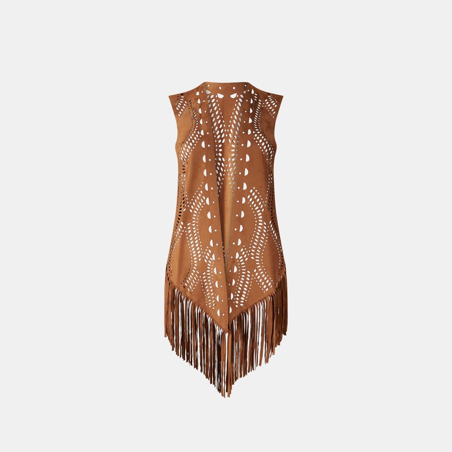 Gilet da donna con frange