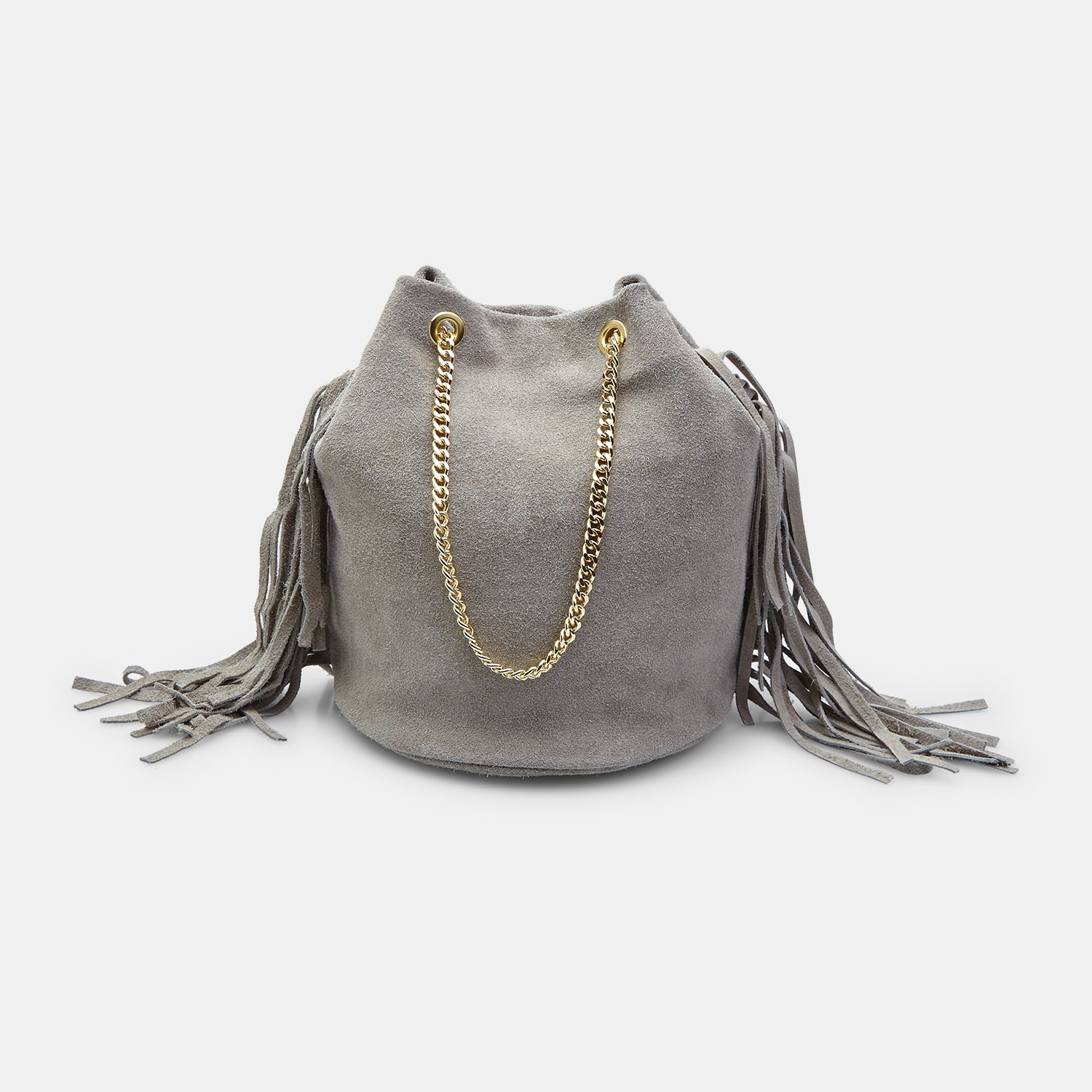 Borsa con coulisse e frange da donna Bata
