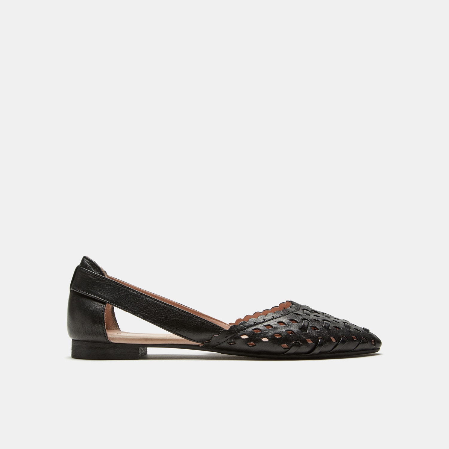 Ballerina da donna in pelle