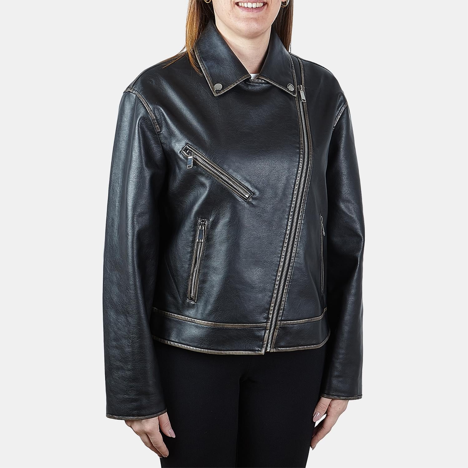 Biker da donna effetto used Bata