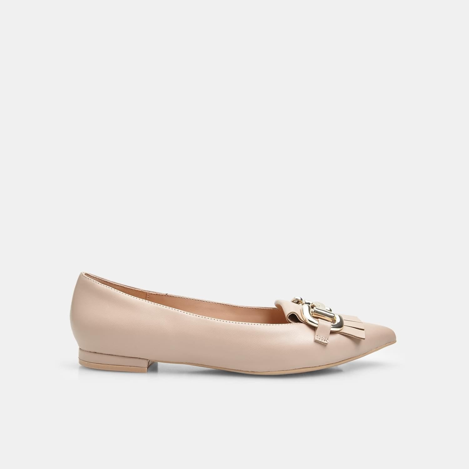 Ballerina da donna con morsetto e frange