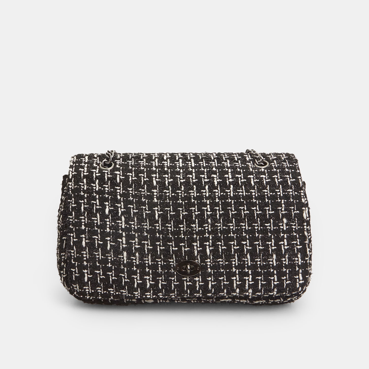 Borsa a tracolla da donna in tweed