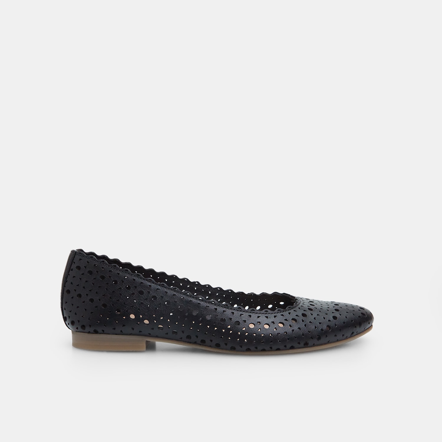 Ballerina da donna in pelle