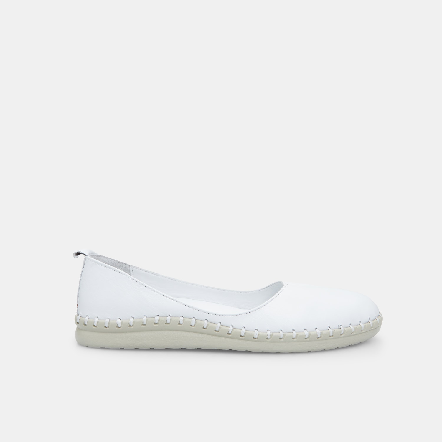 Ballerina da donna in pelle