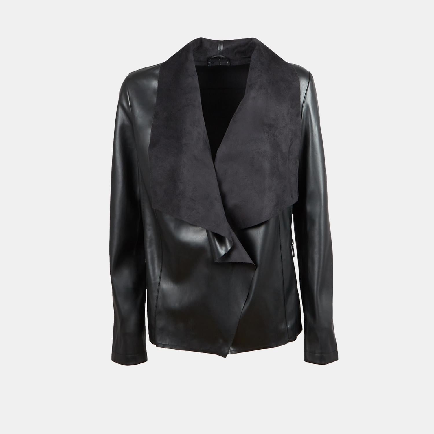 Giacca da donna in simil pelle