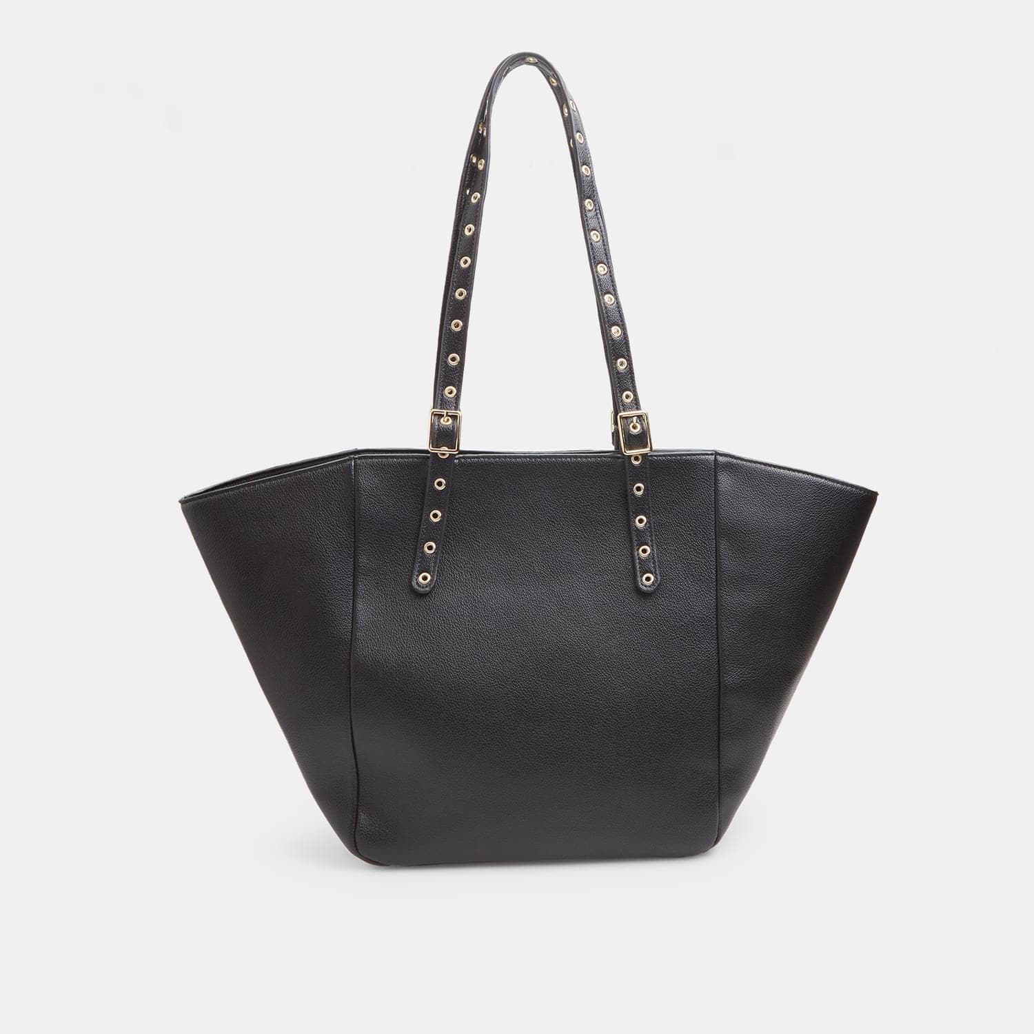 Shopper da donna con manici con anelli