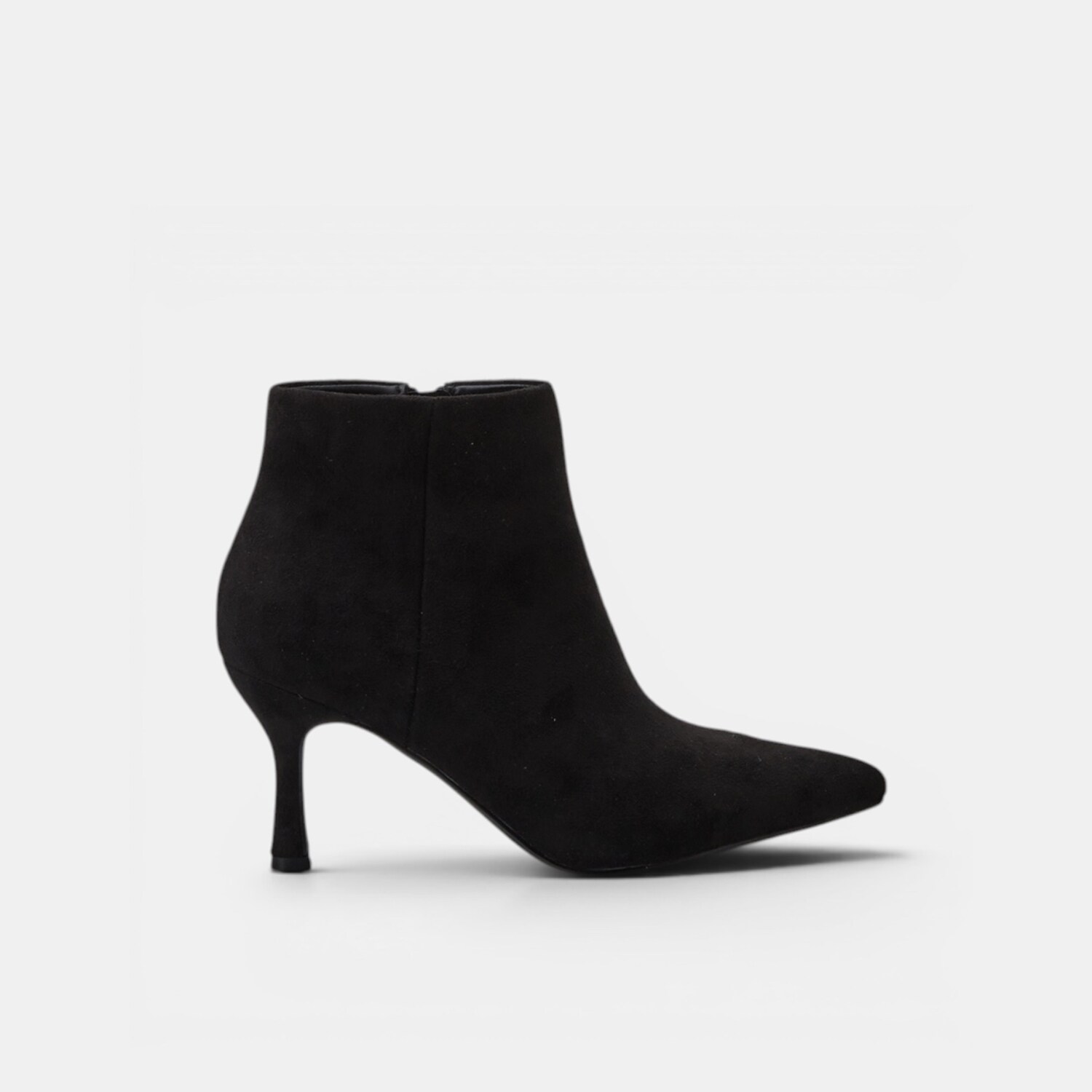 Ankle boot da donna effetto suede con tacco Bata