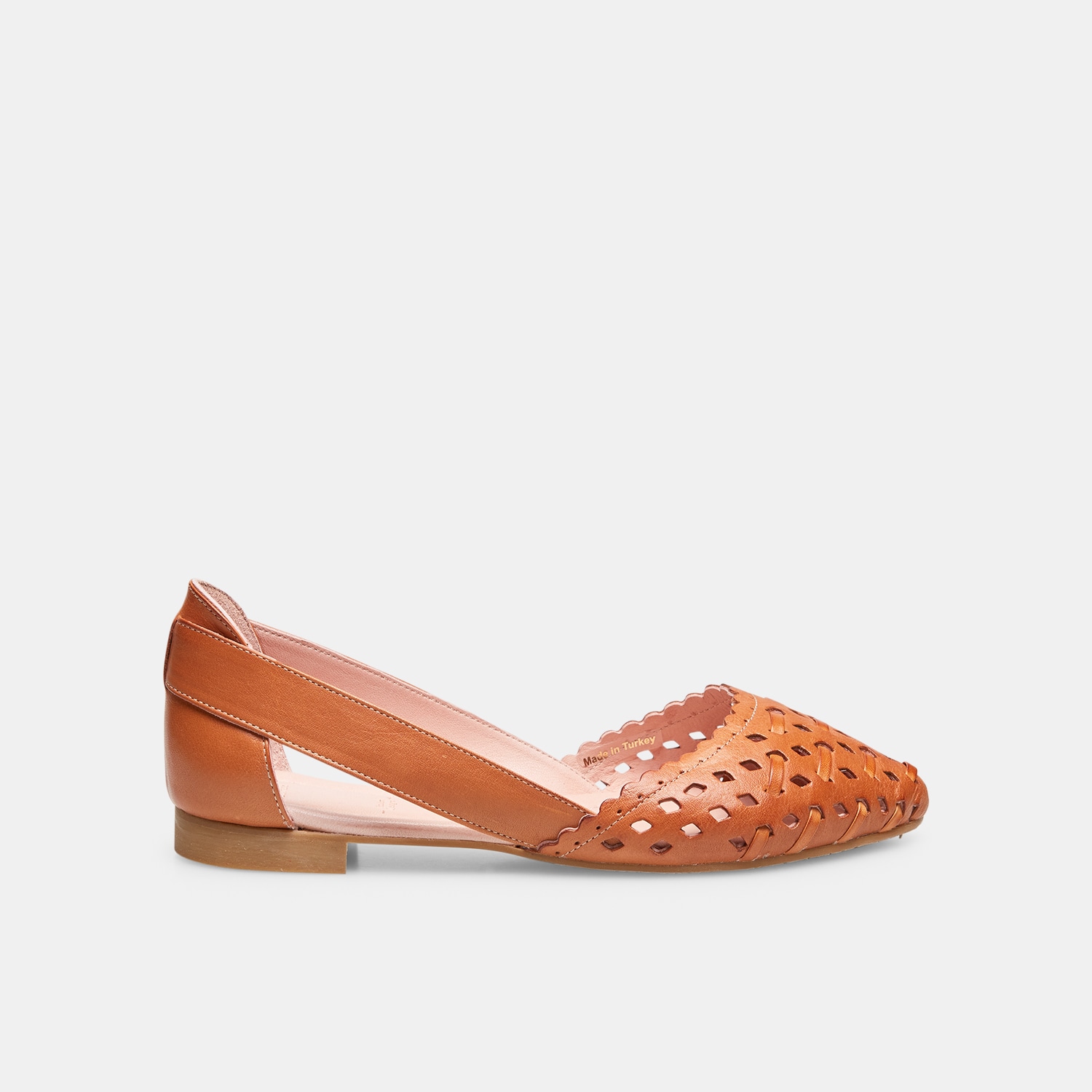 Ballerina da donna in pelle