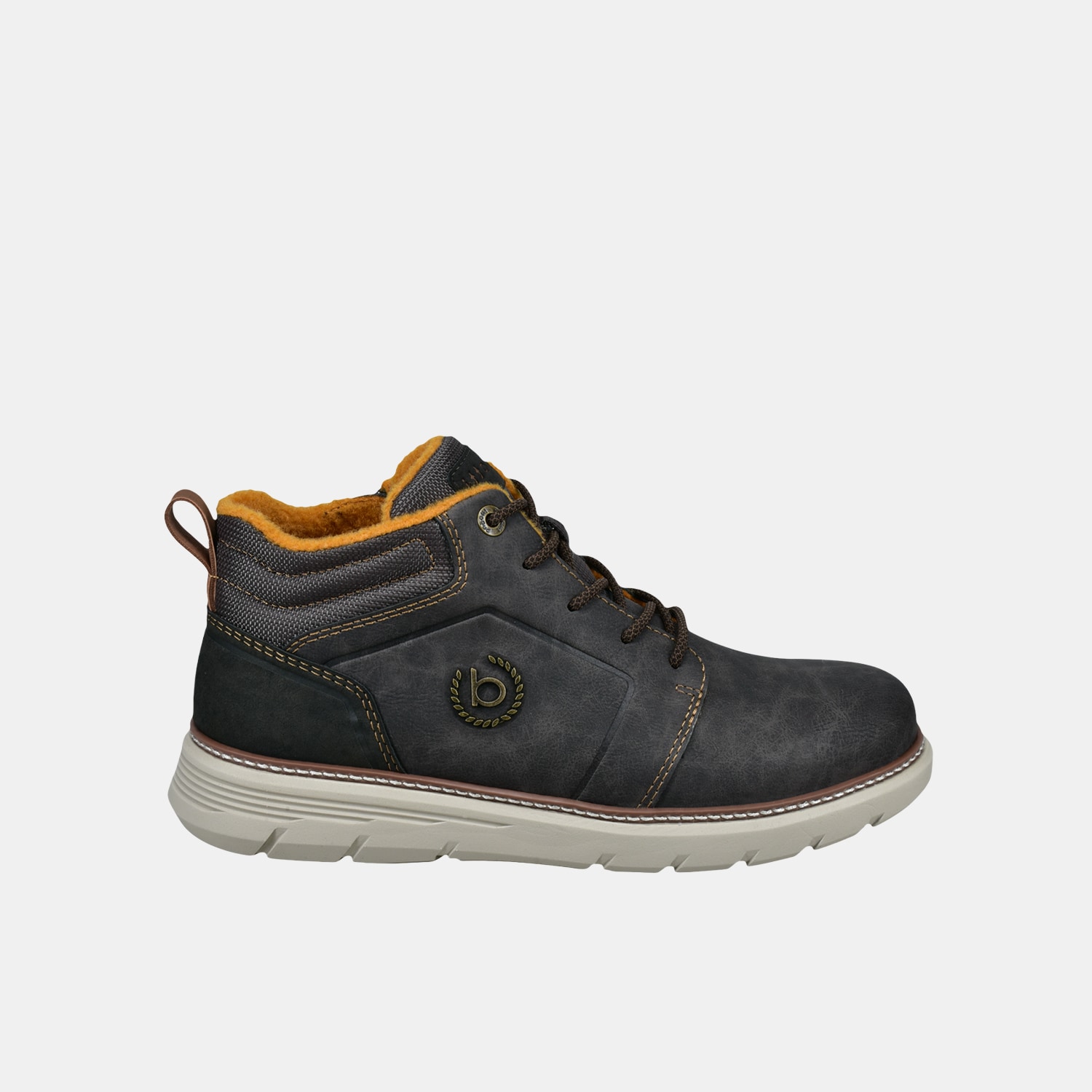 Stringate mid da uomo in pelle Bugatti