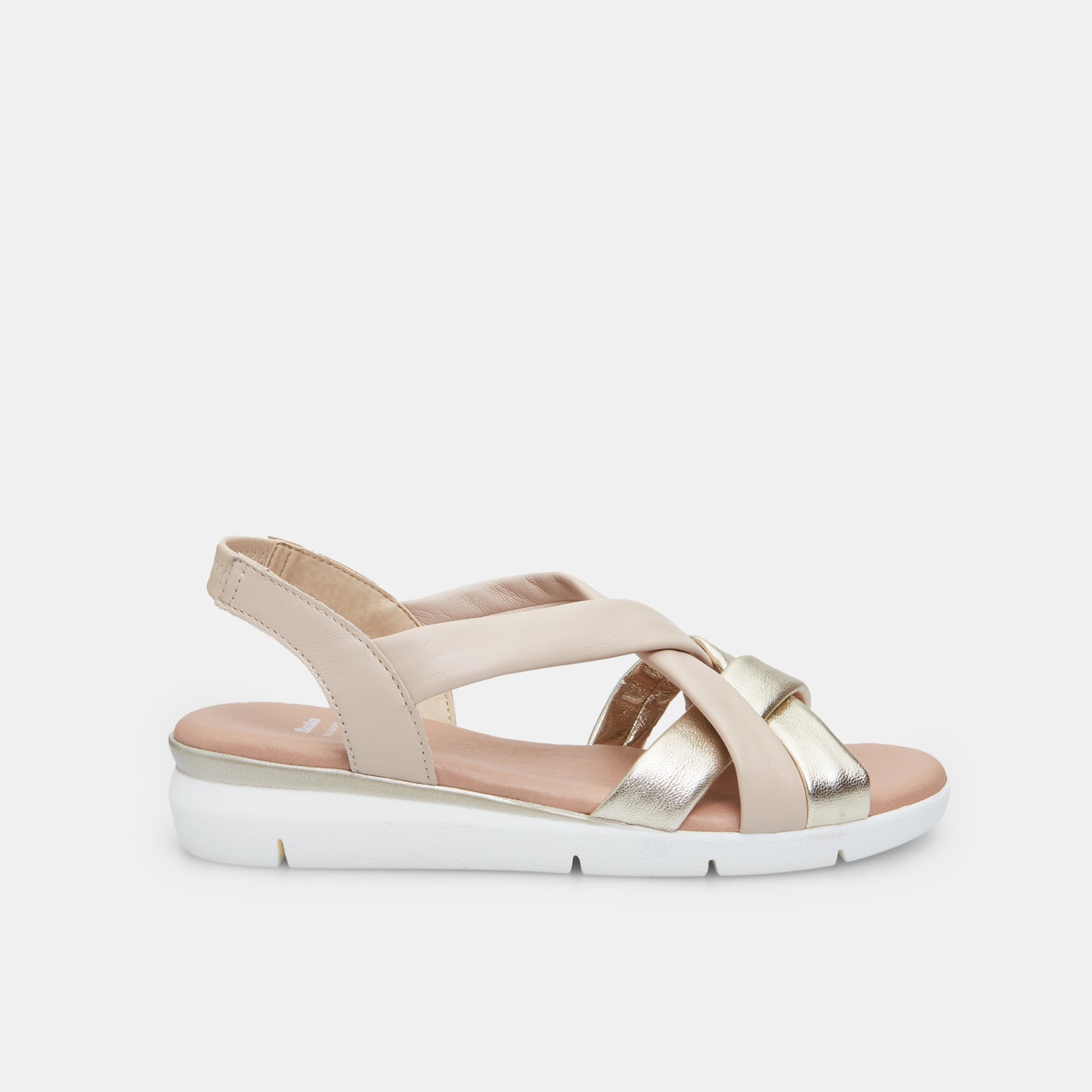 Sandalo da donna in pelle