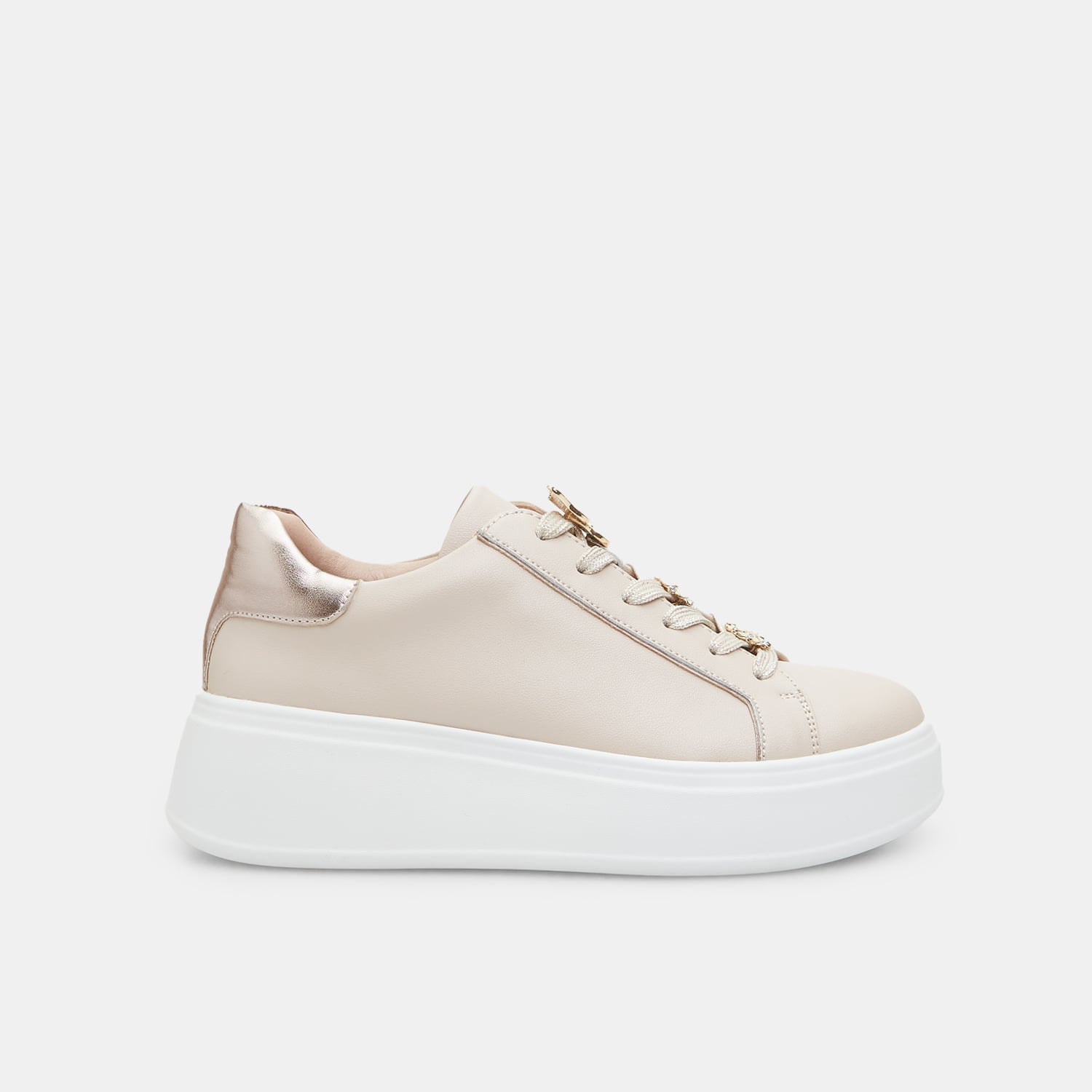 Sneaker da donna con suola platform 3 cm