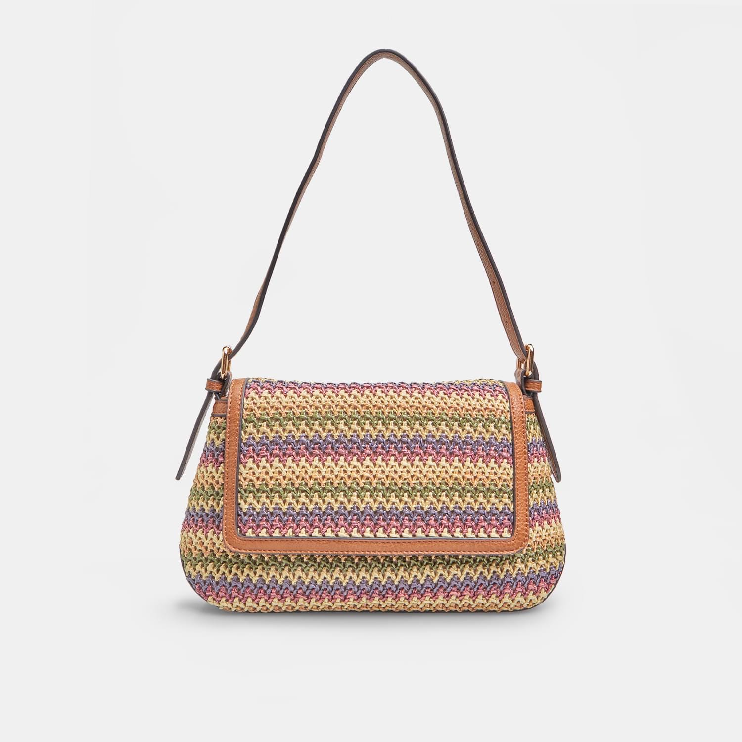 Crossbody da donna in rafia