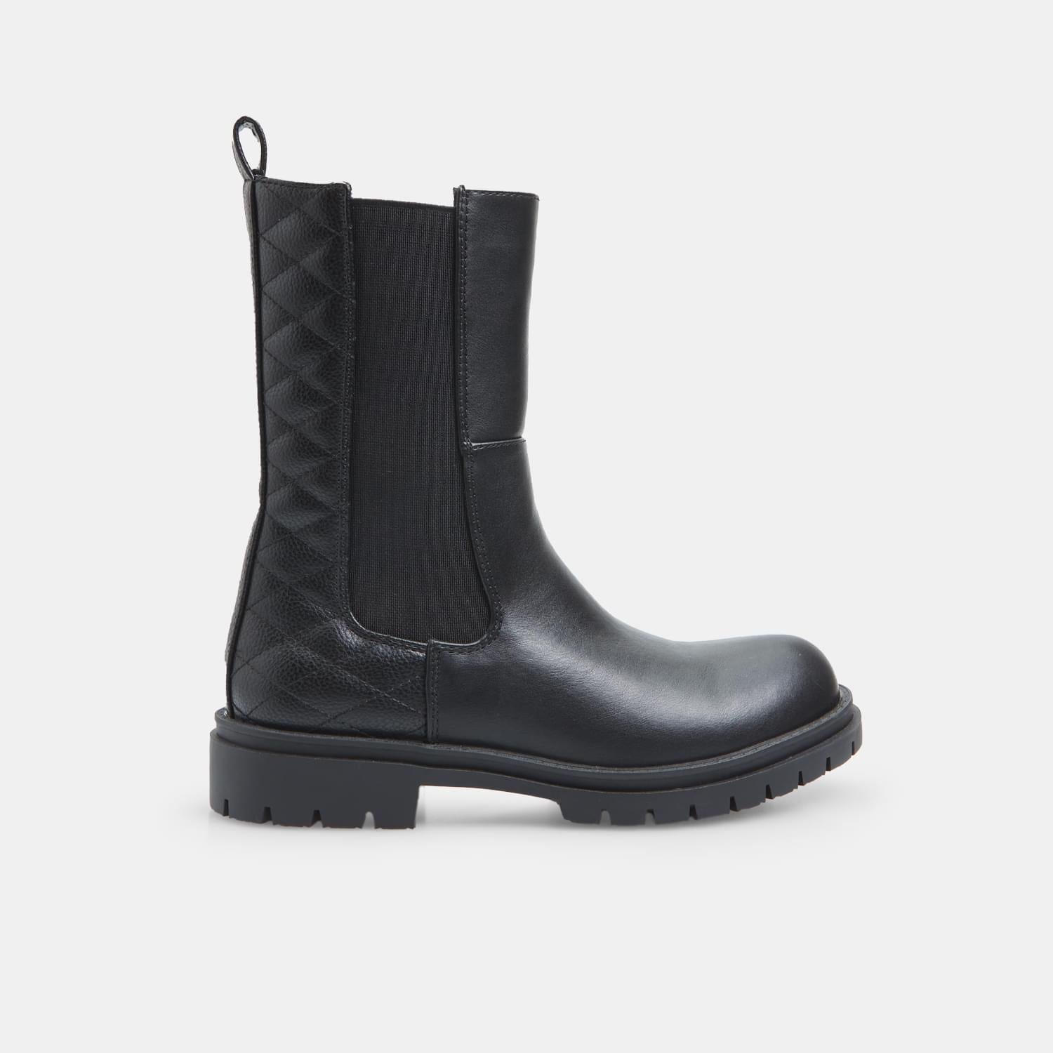 Ankle boot da donna con effetto matelasse