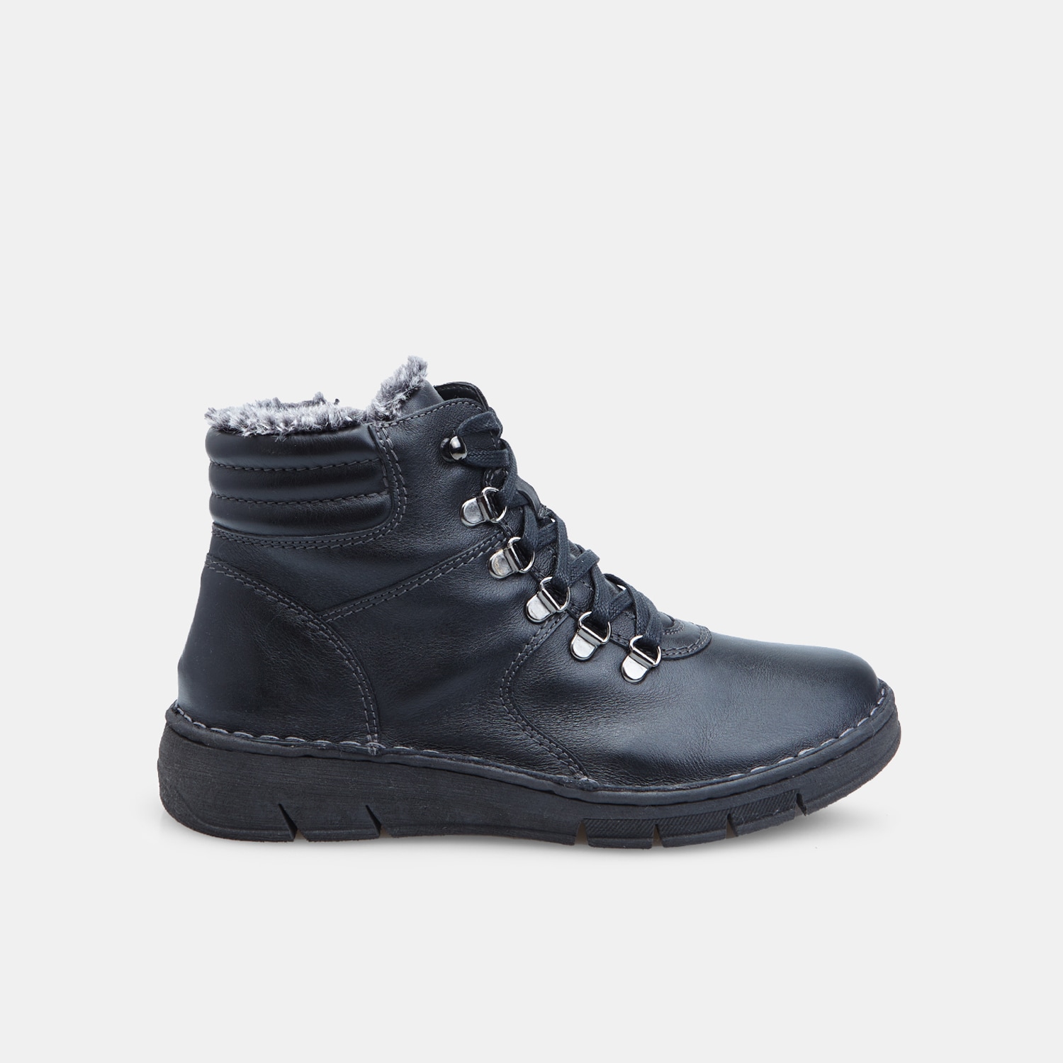Stivaletto stringato in pelle da donna Bata